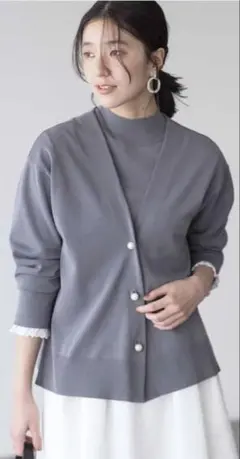 組曲　【2SET・WEB限定】パールボタン配色フリルツイン セット