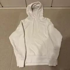 ZARA ホワイト フード付きパーカー M