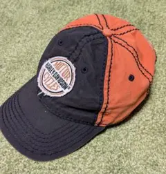 used Harley-Davidson キャップ オレンジ/黒