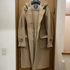 バーバリー、ダッフルコート、小穴あり、ビンテージ、90年代、レア品、生地縫製のサムネイル