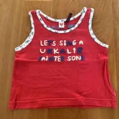 赤いタンクトップ UKKALIE メッセージ