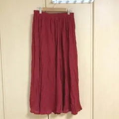 Y*o様 レディース　ロングスカート　レッド　赤