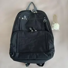 Kananaプロジェクト　ピクニックリュック　マザーズバッグ　黒　A4収納14L 美品✨Kananaプロジェクト ピクニックリュック マザーズバッグ 黒 A4