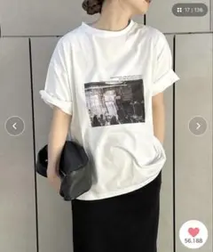 select MOCA セレクトモカ　アソートプリントオーバーサイズTシャツ