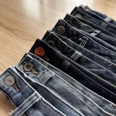 A19 デニムリメイク　デニムベルト　8本