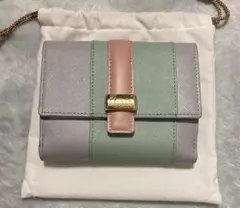 AETHER ミニ財布（4WAY）　マルグリート　グリーン　エーテル AETHER ミニ財布（4WAY） マルグリート グリーン エーテル