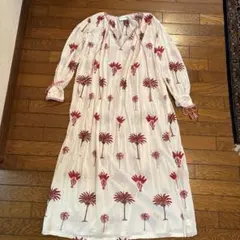 ANTIK BATIK ロングワンピース パームツリー柄のサムネイル