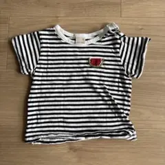 【即購入◎】petit main ストライプ Tシャツ 80cm