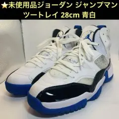 ⭐️未使用品、ジョーダン ジャンプマン ツートレイ 28cm 青白のサムネイル