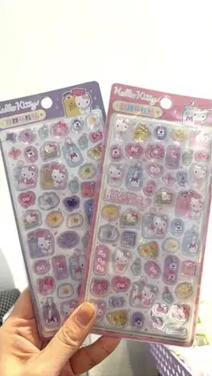 【正規品】【匿名配送】【当日出荷】【2枚セット】ハローキティ シール　3D