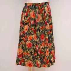 [値下げ交渉歓迎]スカート 花柄 A-65