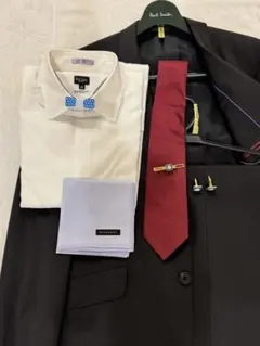 【新生活応援】ポールスミス 5点セット 英国王室WEDGWOODタイピンカフス付