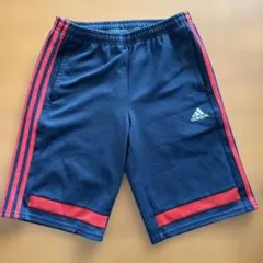 adidas 3本ライン ハーフパンツ 160