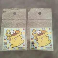 ポムポムプリン×はちみつ黒酢　30周年記念シール　2枚