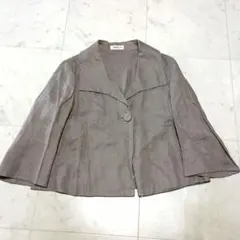 HIROKO BIS ヒロコビス リネンコットン混 ジャケット ９