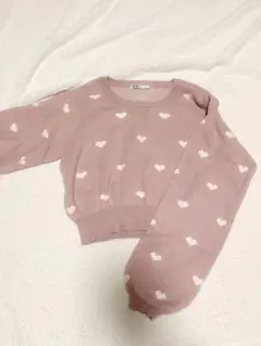 GRL ハート柄ピンクニット Fサイズ