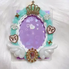 【75】トレカケース ホイップデコ　ミントグリーン