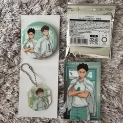 ハイキュー 青葉城西 及川徹 岩泉一 缶バッジ メタリックカード アクキー
