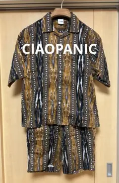 CIAOPANIC エスニック柄 セットアップ 半袖シャツ + ショートパンツのサムネイル