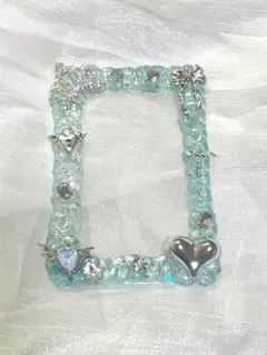 トレカケース 硬質ケース ホイップデコ b8 クリアラメライトブルー