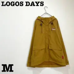【即日発送】ＬＯＧＯＳ ＤＡＹＳ　ナイロン製マウンテンパーカー　マスタード　Ｍ