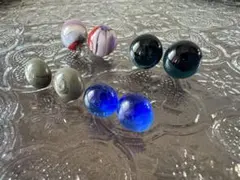 ガラスのピアスセット132サージカルステンレスシルバー