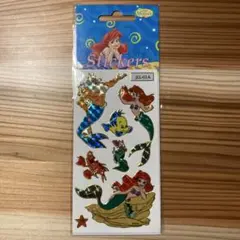 キラキラシール　マーメイド　アリエル　ディズニー　シール