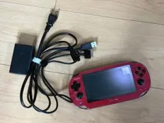 SONY PS Vita レッド 本体 充電ケーブル付