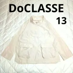 DoCLASSE 形状記憶タフタ スタンドカラー ジャケット13 大きいサイズ