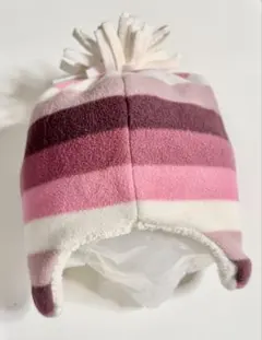 Gap ギャップ 帽子 S/M ピンク、フリース耳カバー