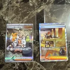 ポケモンカードゲーム　ボタンSAR オーリム博士の気迫SAR