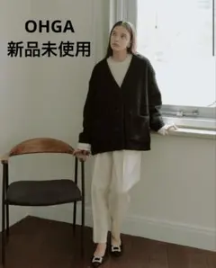最終お値下げ！　新品　OHGA ohga オーガ　フラワージャケット OHGA フラワージャケット 新品タグ付 OHGA フラワージャケット 新品