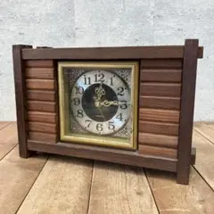 ジャンク品 アンティーク シチズン ライオン装飾 木製 電子ストライク 置時計 ジャンク品 アンティーク シチズン ライオン装飾 木製 電子