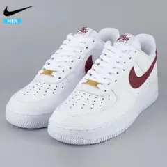 NIKE AIR FORCE 1 ホワイト/バーガンディ