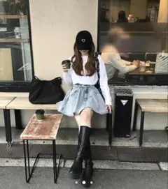 新品 THE TOE Olympia Denim Skirt 2025年 S - メルカリ