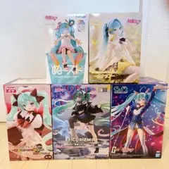 初音ミク フィギュア 5点セット パンクミク チロルミク ガンダムミク