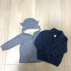 Baby Gap ダンボパーカー カーディガン　セット 80