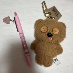 ティムボールペン、ぬいぐるみキーホルダー