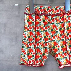 p.premier イロチ買いしたい総柄メロウハーフレギンスパンツ レッド 90