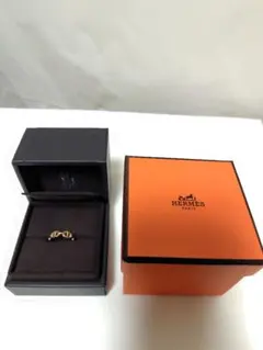 HERMES エルメス リング《フィネス》ピンクゴールド11号サイズ - メルカリ