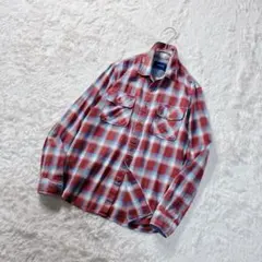 【ユニオンステーション】ネルシャツ　チェック柄　長袖　メンズ　カジュアル 03
