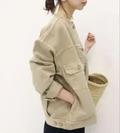 イエナ＊カラーチノリメイクルーズブルゾン