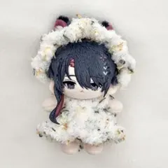無属性ぬいぐるみ10cm向け ぬい服 もこもこワンピース
