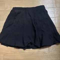 GU 黒 スカート S (140)