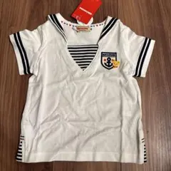 MIKI HOUSE セーラー襟 Tシャツ 80