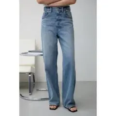 AZUL BY MOUSSY AZUL DENIM ハイウエストワイドデニム