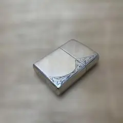 ZIPPO 1997年 薔薇の彫刻 シルバープレート ローズ ヴィンテージ 箱付 