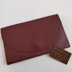 ✨極美品✨カルティエ マストライン ボルドー クラッチバッグ 保存袋 Gカード付 ✨極美品✨カルティエ マストライン ボルドー クラッチバッグ 保存袋 G