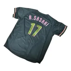 未使用 ミズノ千葉ロッテマリーンズ 17 佐々木朗希 レプリカ ユニフォーム M