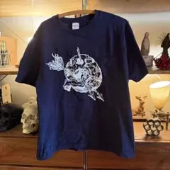 アートTシャツ L ネイビー 前後プリント United Athle 5006